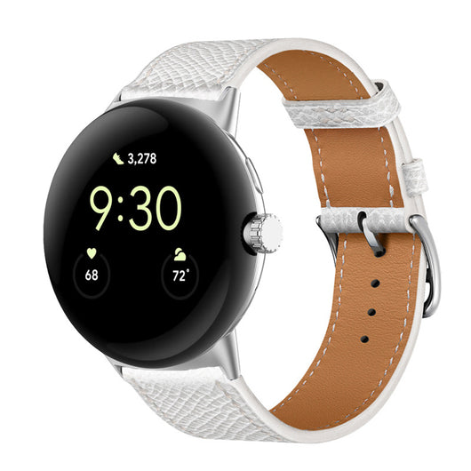 Correa de Cuero PU Bicolor para Google Watch - Estilo y Durabilidad - Image 9