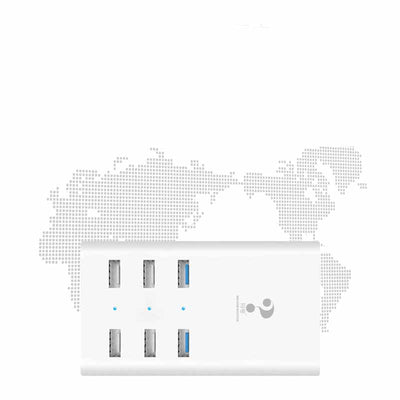 Cargador USB Múltiple Inteligente de Alto Rendimiento