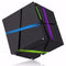 Parlante Bluetooth Cube con Luces LED Coloridas y Subwoofer