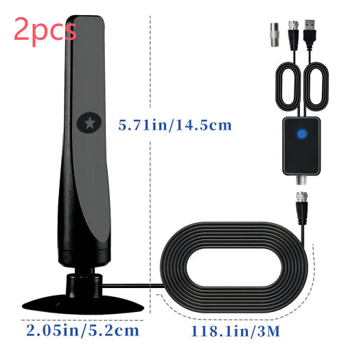 Antena de TV Digital HD con Ventosa para Canales Gratuitos - Image 6