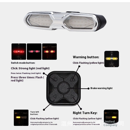 Luz Trasera Inteligente con Freno Automático para Bicicleta - Image 3