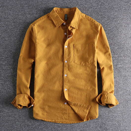 Camisa Casual de Algodón para Hombre - Image 12
