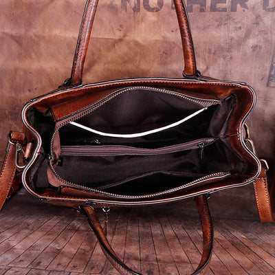 Bolso Bandolera Retro de Cuero Genuino - Diseño Vintage Portátil - Image 13