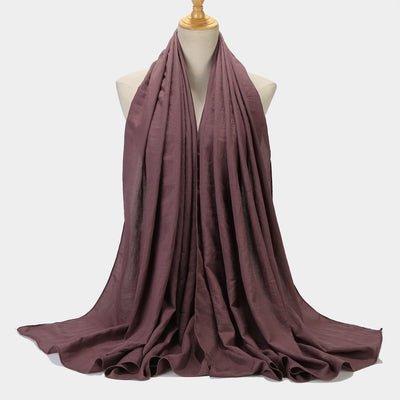 Pañuelo Cuadrado de Algodón y Lino - Diseño Liso y Versátil - Image 17