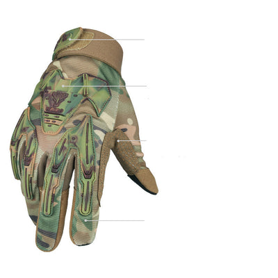 Guantes de Protección Deportiva con Dedos Completos Antiimpacto - Image 8