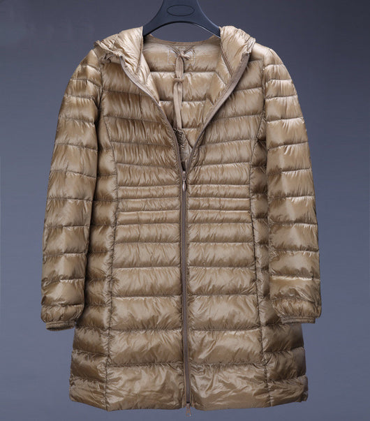 Chaqueta Acolchada Ligera Tallas Grandes con Capucha Otoño Invierno - Image 19