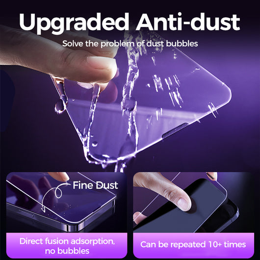 Protector de Pantalla Anti Espías con Huella Dactilar y Resistencia a Caídas - Image 4