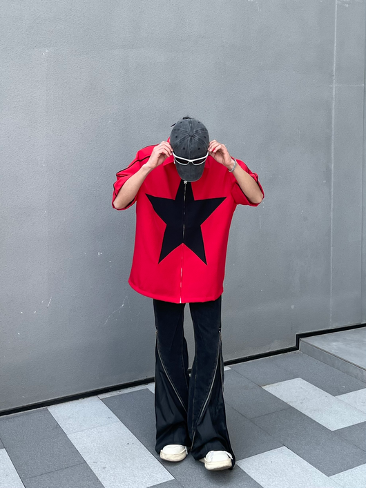 Camisa Casual de Hombre con Parches de Estrellas - Image 15