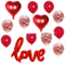 Juego de Globos Confesión de Amor Gigante con Lentejuelas de Aluminio