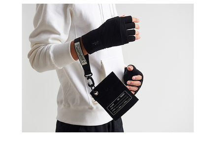 Guantes de Entrenamiento Medio Dedo con Muñequera Integrada para Boxeo y Fitness - Image 12