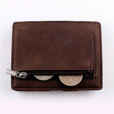 Billetera de Cuero Crazy Horse Retro Vintage - Image 6