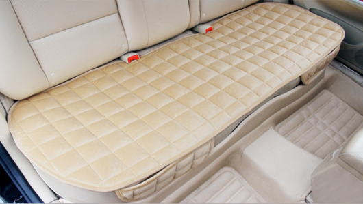 Cojín de Asiento para Auto Acolchado Cuadros Bordados Antideslizante - Image 7