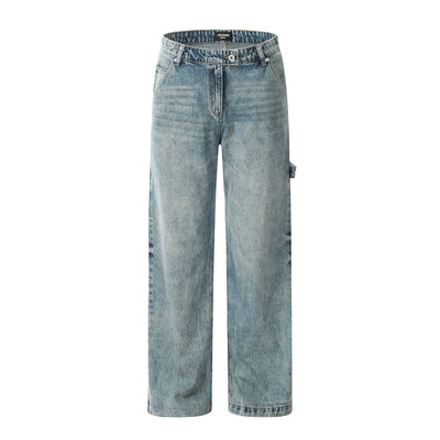 Pantalones Vaqueros Holgados para Hombre - Corte Recto Casual - Image 7