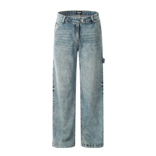 Pantalones Vaqueros Holgados para Hombre - Corte Recto Casual - Image 7