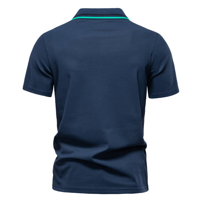 Polo Ejecutivo a Rayas con Cuello Clásico para Hombre - Image 14