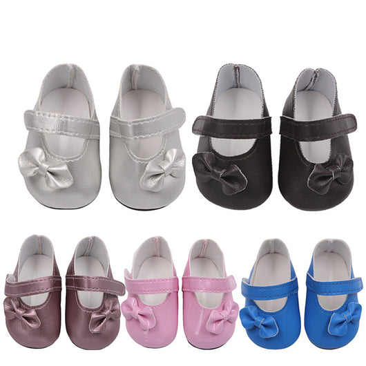 Zapatos de Muñeca American Girl 18 Pulgadas - Diseño Moño Color Sólido - Image 24