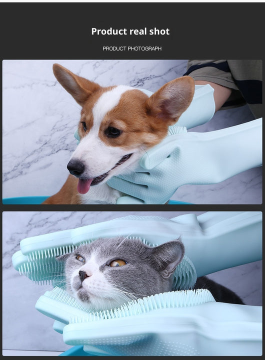 Guantes de Baño para Mascotas - Set Completo de Aseo Canino - Image 21