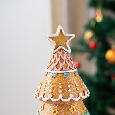 Árbol de Navidad de Jengibre - Decoración de Escritorio para Sala de Estar - Image 9