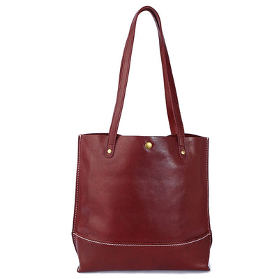 Bolso de Cuero Genuino para Mujer - Bolsa de Hombro Casual Coreana Gran Capacidad - Image 2