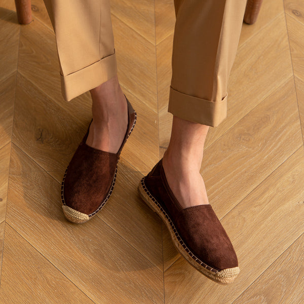 Zapatos de Gamuza Piel de Oveja para Hombre - Cómodos sin Cordones