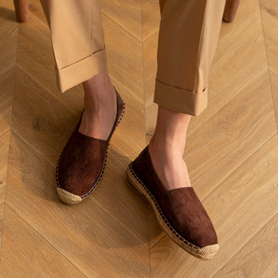 Zapatos de Gamuza Piel de Oveja para Hombre - Cómodos sin Cordones