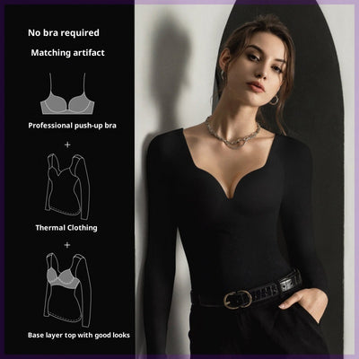 Sostén Térmico con Almohadilla de Pecho - Base Cómoda sin Costuras - Image 3