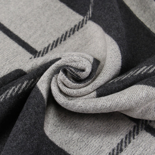Bufanda Cuadriculada Cálida para Hombre - Diseño Clásico - Image 8