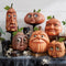 Set de 6 Calabazas Decorativas para Halloween - Decoración de Jardín y Barra Temática