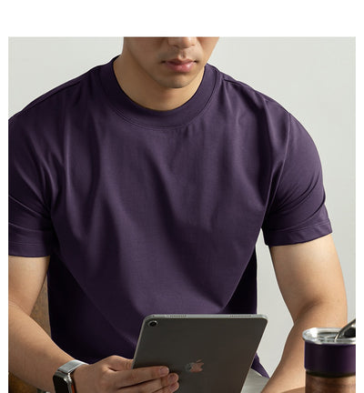 Camiseta de Algodón Mercerizado Tratado con Amoníaco Líquido para Hombre - Image 19
