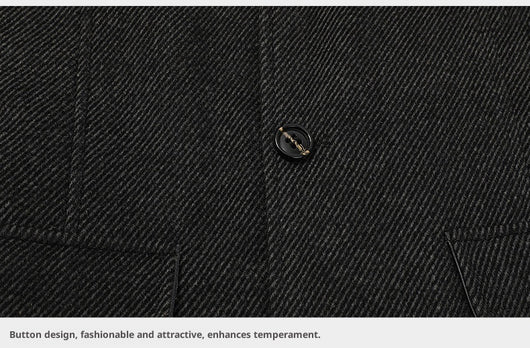 Abrigo de Lana Merino Otoño-Invierno Casual - Image 12