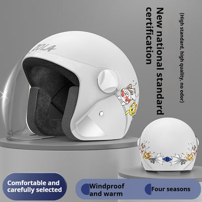 Casco de Bicicleta Eléctrica con Bufanda Térmica para Hombre y Mujer - Image 7