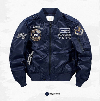 Chaqueta Beisbolera Hombre Bordada Fit Relajado - Image 14