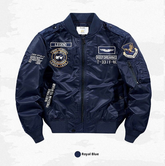 Chaqueta Beisbolera Hombre Bordada Fit Relajado - Image 14
