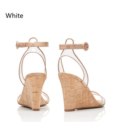Sandalias Cuña PVC Efecto Madera para Mujer - Image 10