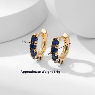 Aros con Incrustaciones de Cobre y Zirconia - Acabado Duradero - Image 9