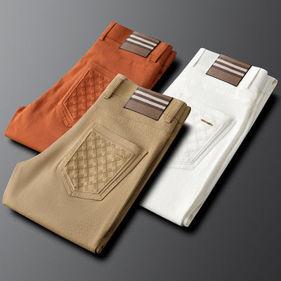 Pantalones de Negocios Slim Fit Algodón Transpirable Premium - Image 3