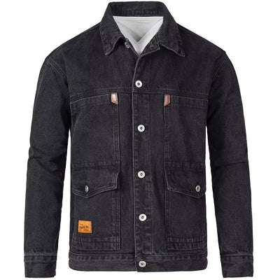 Chaqueta Denim Coreana Slim Fit para Hombre - Image 7