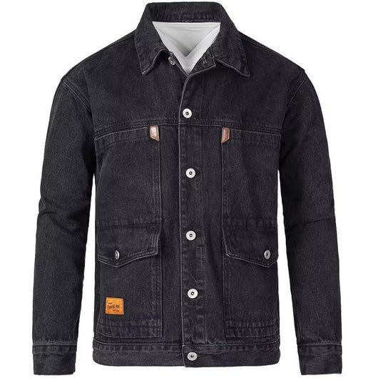 Chaqueta Denim Coreana Slim Fit para Hombre - Image 7