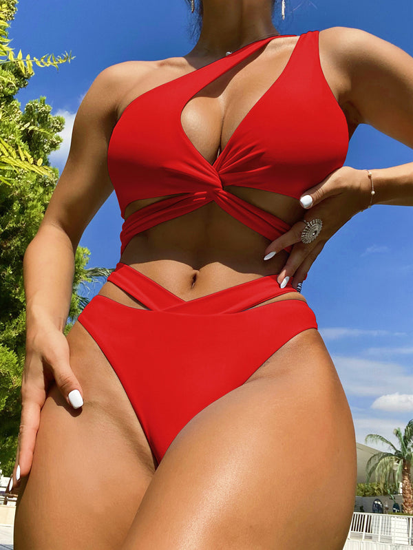 Traje de Baño Sexy Europeo Americano para Mujer