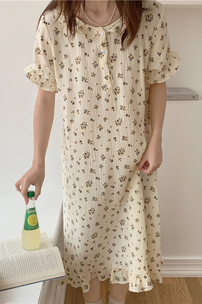 Vestido Camisón Floral Estilo Japonés y Coreano para Mujer - Image 2