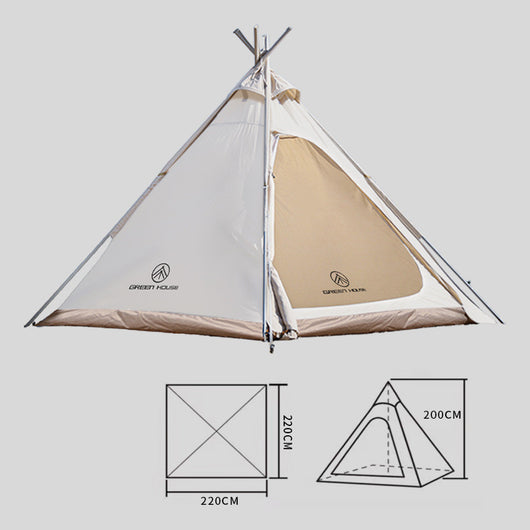 Carpa Pirámide Impermeable Oxford para Camping e Interior - Image 7