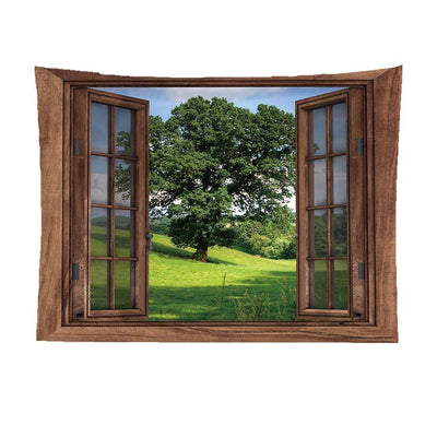 Tela de Fondo con Ventana Falsa y Paisaje 3D - Image 23