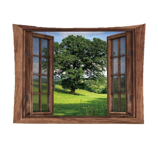 Tela de Fondo con Ventana Falsa y Paisaje 3D - Image 23