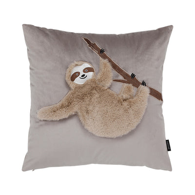 Funda de Almohada Infantil de Peluche - Diseño de Perezoso y Oveja - Image 7