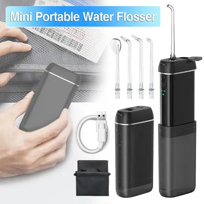 Irrigador Dental Portátil Inteligente con USB - 3 Velocidades y Tecnología Silenciosa