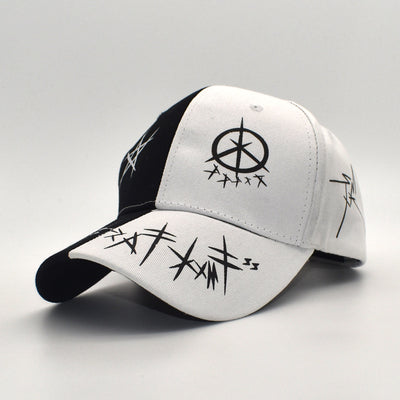 Gorra de Béisbol Graffiti Blanco y Negro - Diseño Urbano - Image 8