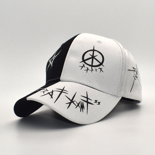 Gorra de Béisbol Graffiti Blanco y Negro - Diseño Urbano - Image 8