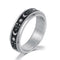 Anillo Giratorio Doble de Acero Titanio para Hombre