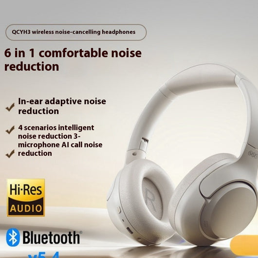 Auriculares Bluetooth H3 con Cancelación Activa de Ruido y Batería Ultra Duradera