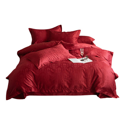 Juego de Sábanas Jacquard Bodas Lujo 4 Piezas Algodón Premium - Image 5